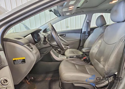 2012 Hyundai Elantra Gls из США, поврежденный, VIN 5NPDH4AE1CH140416